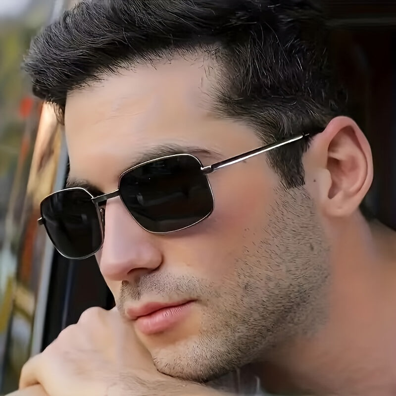 Unisex Polarized Folding Metal Frame Sunglasses for Outdoor Sports and Travel