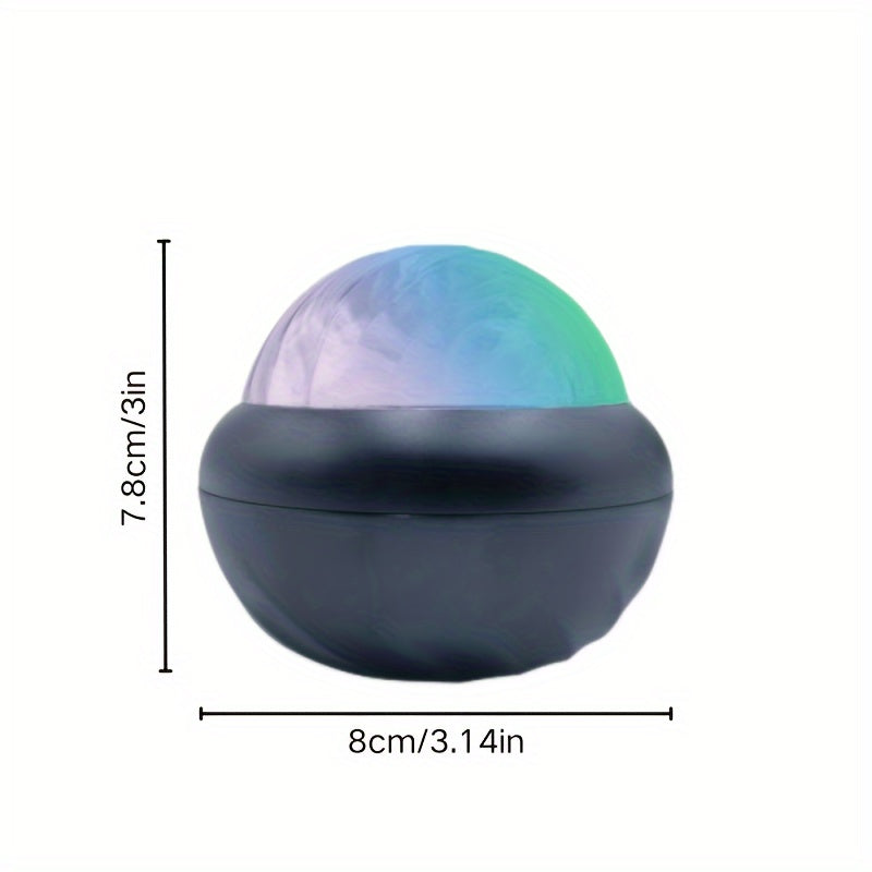 Proyector de estrellas Aurora Boreal alimentado por USB multicolor con control remoto, seguro para la iluminación del hogar