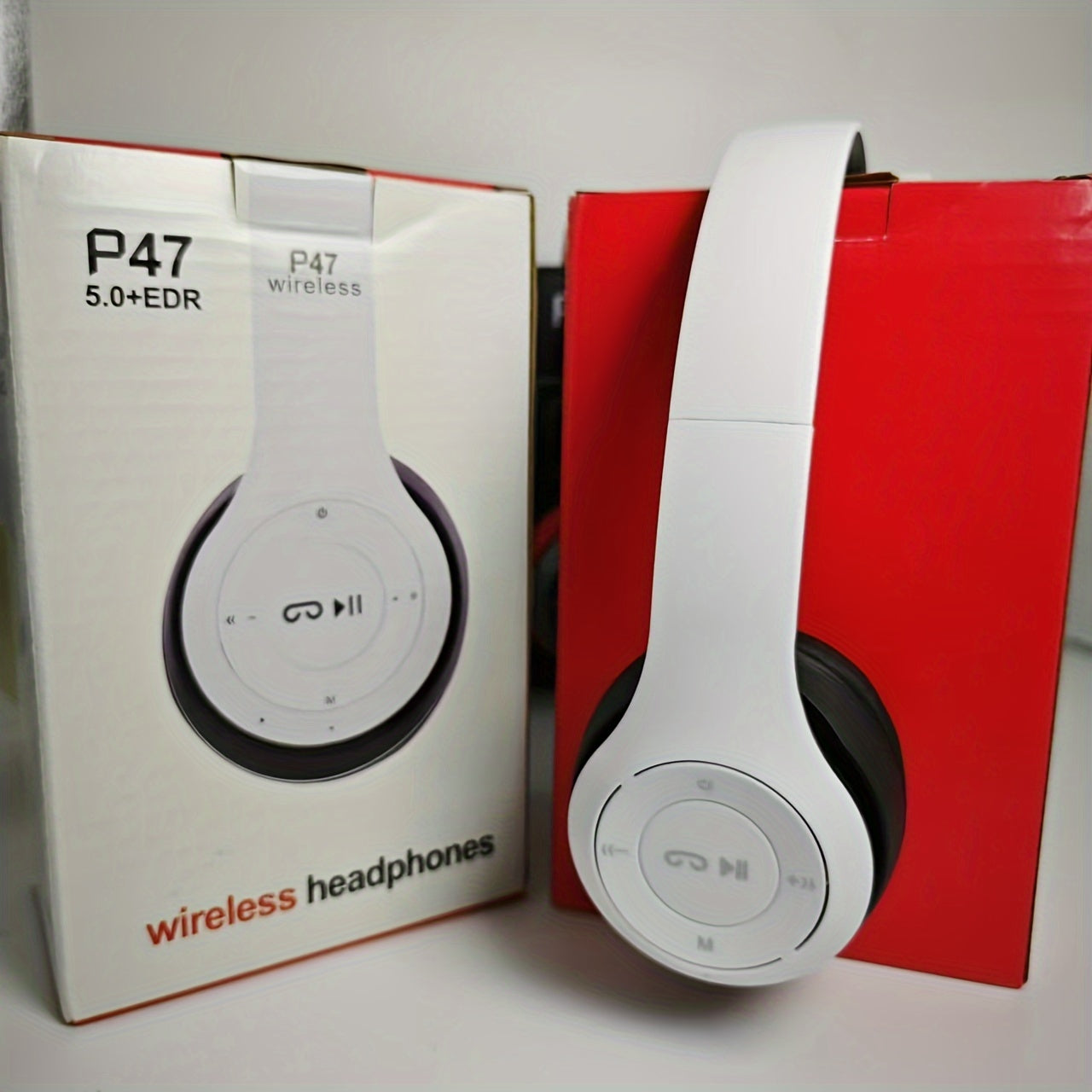 Wireless Over-Ear Headphones with Microphone for Gaming and Music