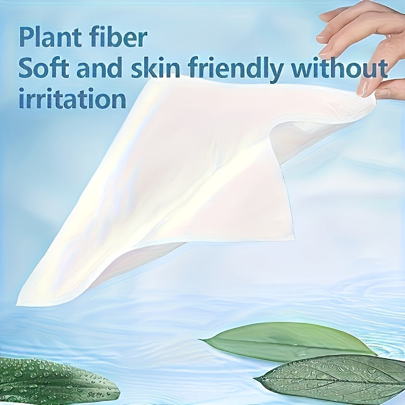 Kattalar uchun yuviladigan hojatxona salfetkalar, o'simlik tolasi, yumshoq teri uchun, septik tanklar uchun xavfsiz