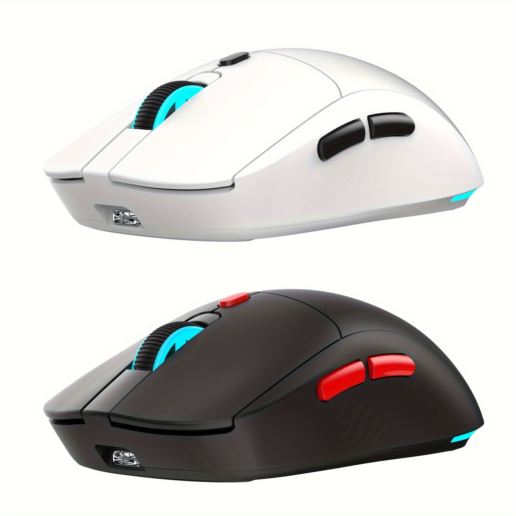 Wireless 2.4G Optical Mouse with 650mAh Rechargeable Battery for Gaming and Office on PC Mac Laptop