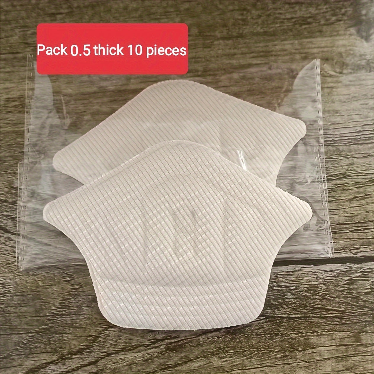 Unisex Sponge Heel Pads 10-Pack Self-Adhesive Non-Slip Cushion Shock Absorbers