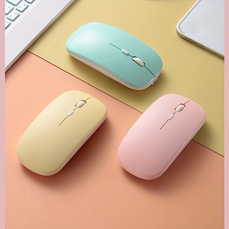 Wireless Optical Mouse with Cartoon Pattern Glitter for Right Hand Windows 10