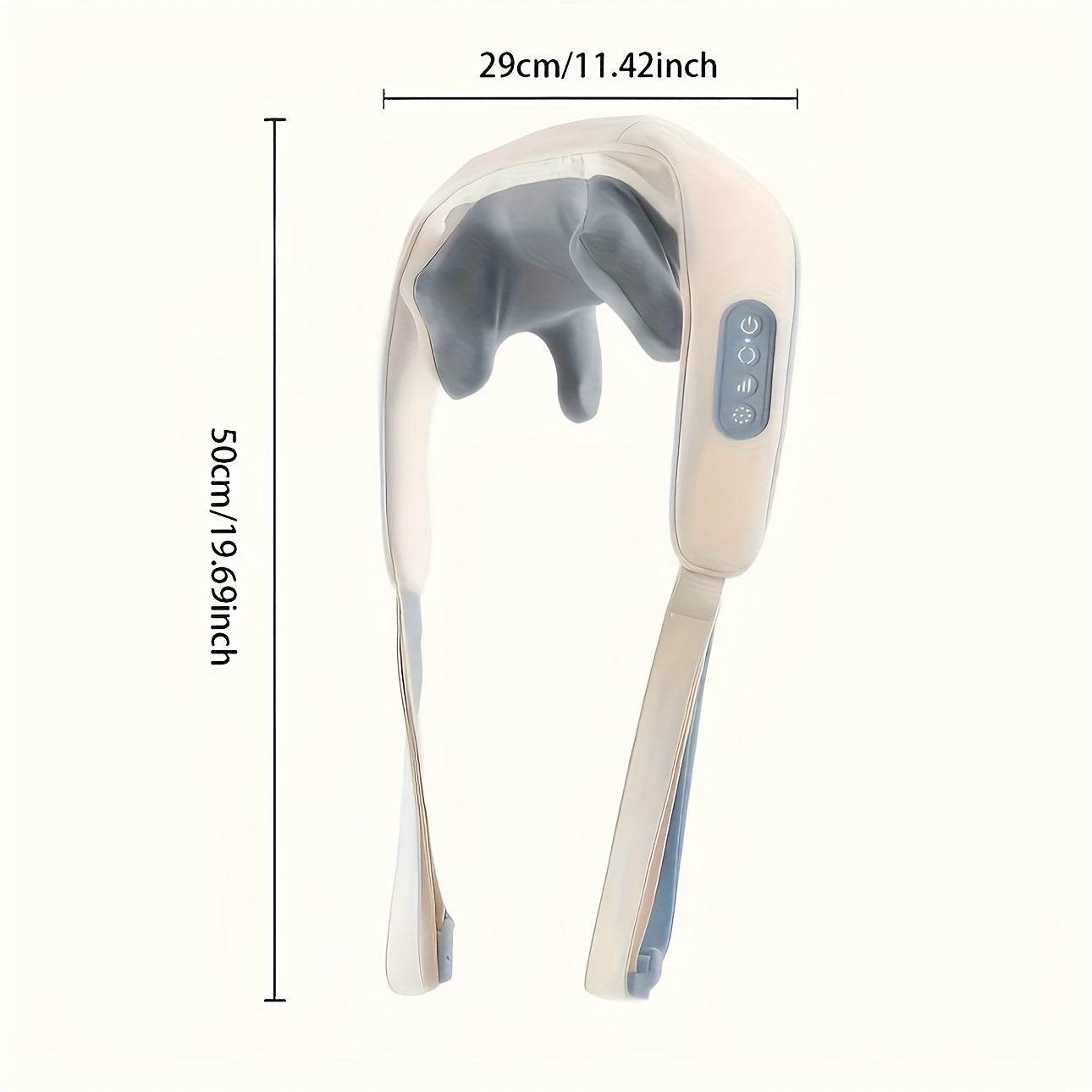 Issiq paket va USB orqali zaryadlanadigan litiy batareyasi bilan simsiz elektr massajchi mushaklarni bo'shashtirish uchun, bo'yin, yelka, son, bel va oyoq uchun mos - 14-fevral uchun uniseks sovg'a