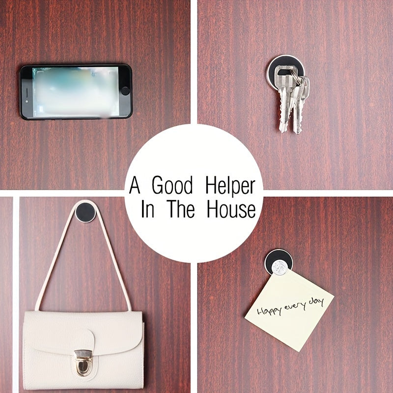 Mini Car Dashboard Magnetic Phone Holder Stickers Wall Key Organizer