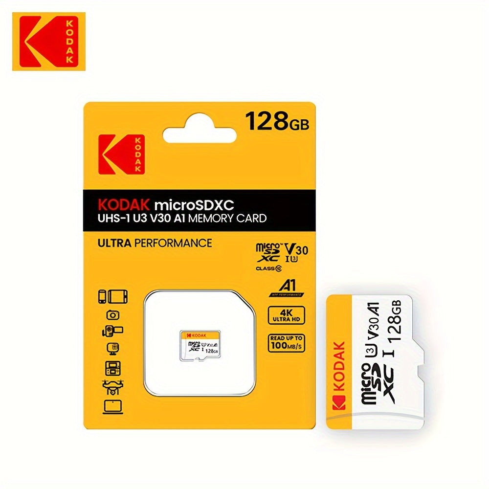 High-Speed Class 10 V30 Micro SDXC Memory Card 32GB 64GB 128GB for Smartphones Cameras Drones Dash Cams