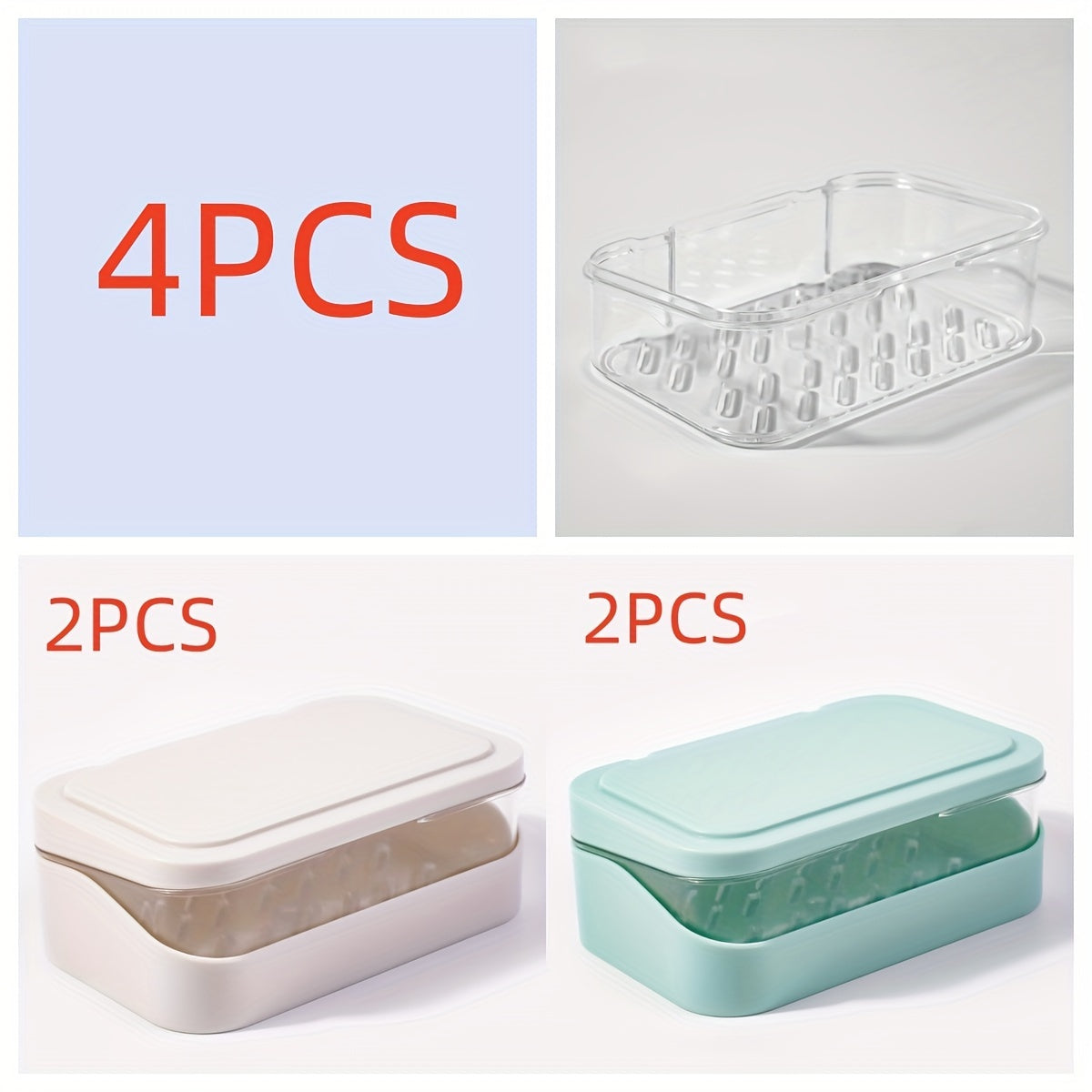 Dispensador de jabón con tapa de doble capa y vertido, para baño, cocina, viajes, fácil de limpiar