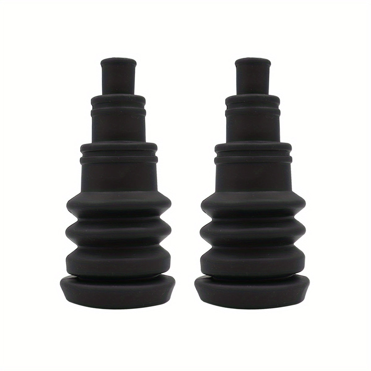 Paquete de 2 fundas protectoras de goma para manguitos de cables de arnés de coche