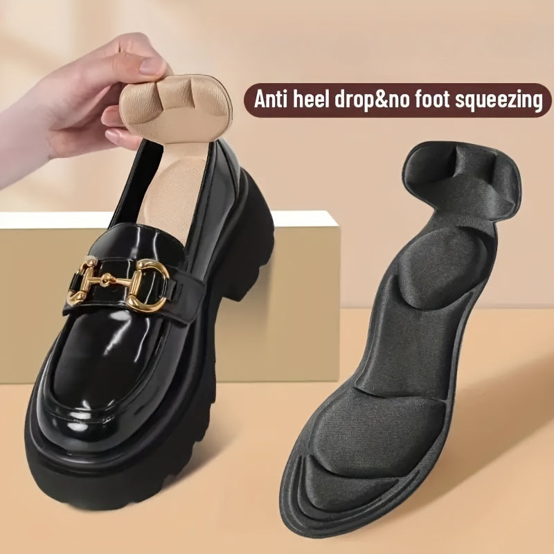 Women's Breathable Foam Insoles with Heel Support for High Heels and Flats