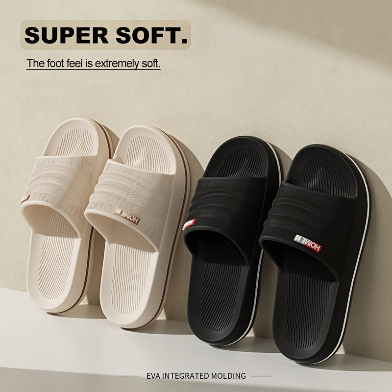 Men's Indoor Slippers EVA Thick Sole Anti-Slip Anti-Odor Casual Minimalist All-Season