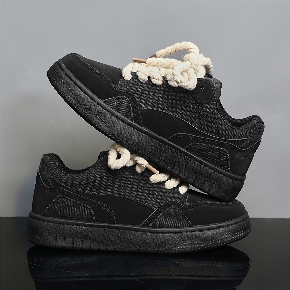 Мужские кроссовки на низком ходу из холста для скейтбординга, повседневные уличные кроссовки, прочные, удобные