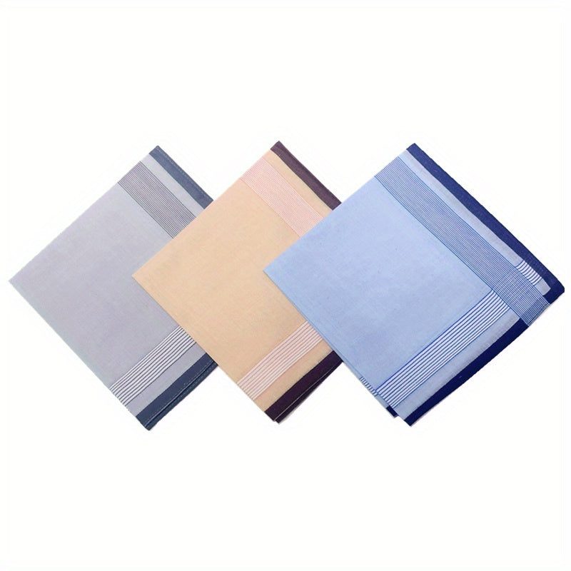 Erkaklar uchun klassik sharf to'plami 3, 6, 12 yoki 18 ta retro terlashga qarshi kvadrat sochiqlar