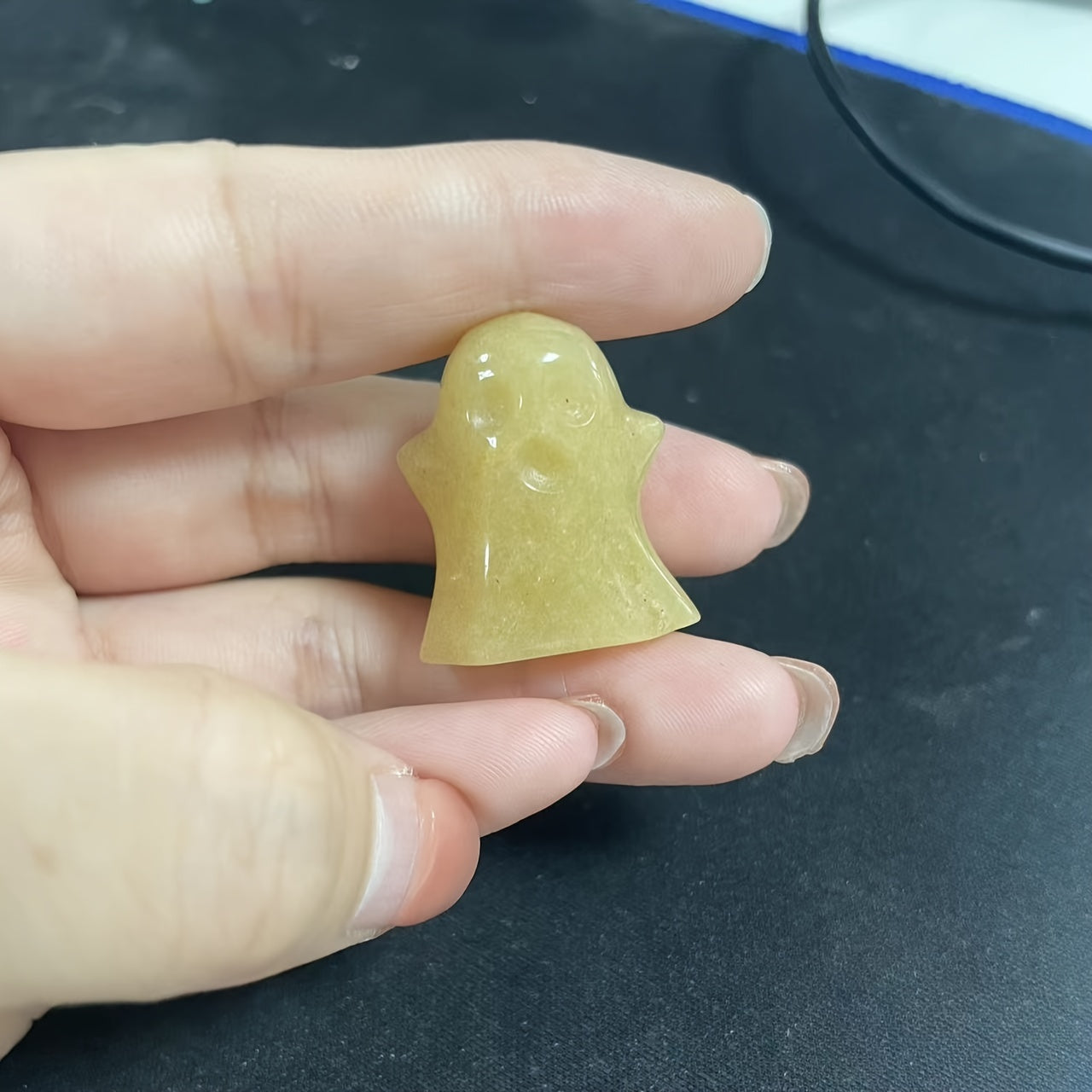 10 dona Tabiiy Kvarts toshlari va Xuddi O'liklar Haykali uchun Xalloween Uy Dekori