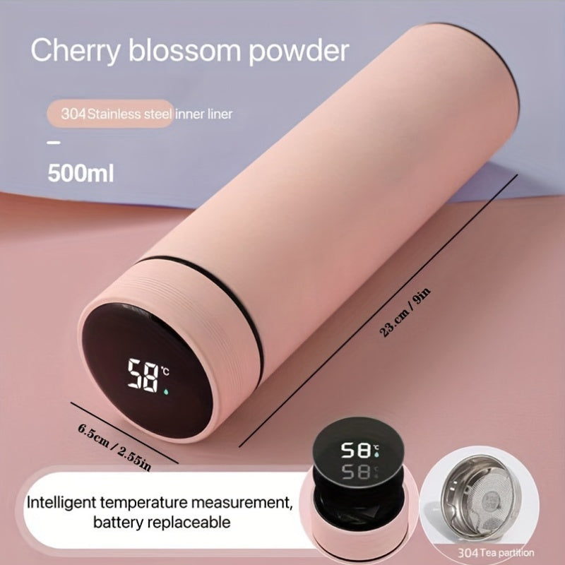 Insulated Stainless Steel Water Bottle with Tea and Water Separation for Men and Women