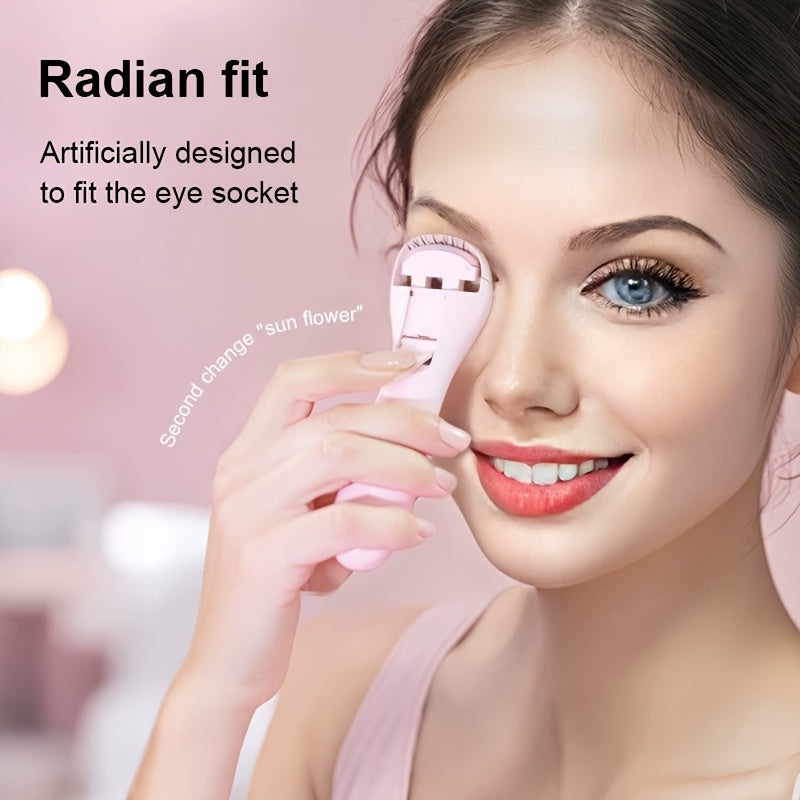 Electric Eyelash Curler USB Rechargeable Battery 3 Heat Settings Precision Perming Curling