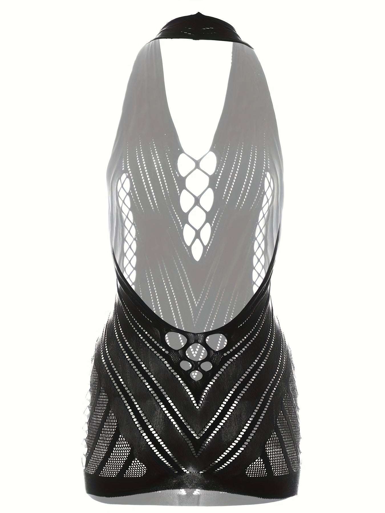 Women's Fishnet Bodycon Dress Set for Sexy Lingerie and Underwear