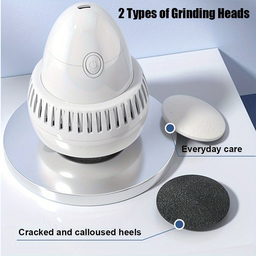 Rechargeable Electric Foot Grinder with Callus Remover and Heel Scraper USB Charging