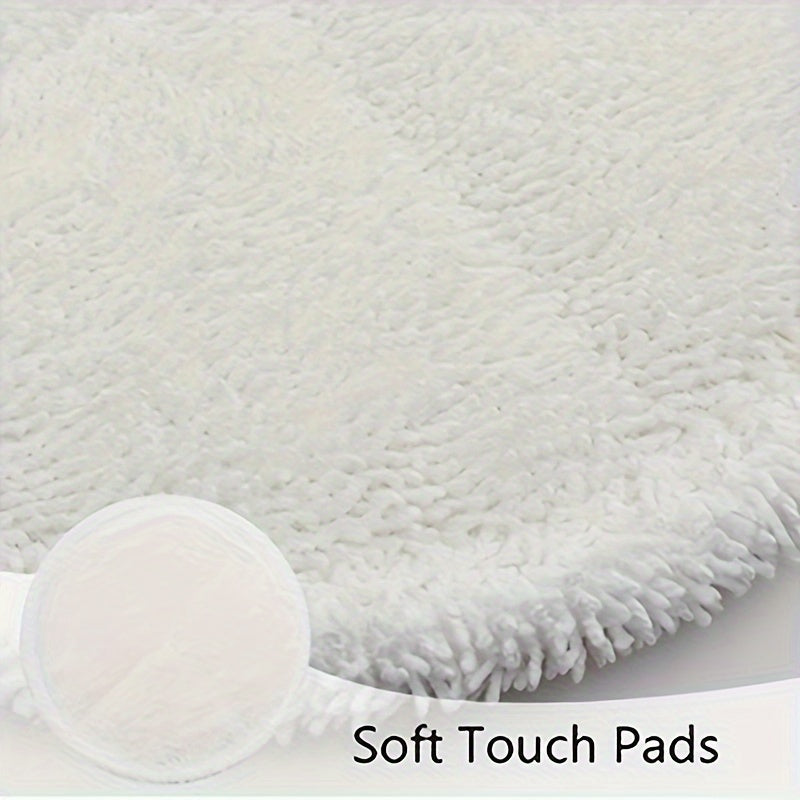 3-Piece Mop Cloth Replacement Set for Spinwave Models, Heavy Matte and Soft Pads