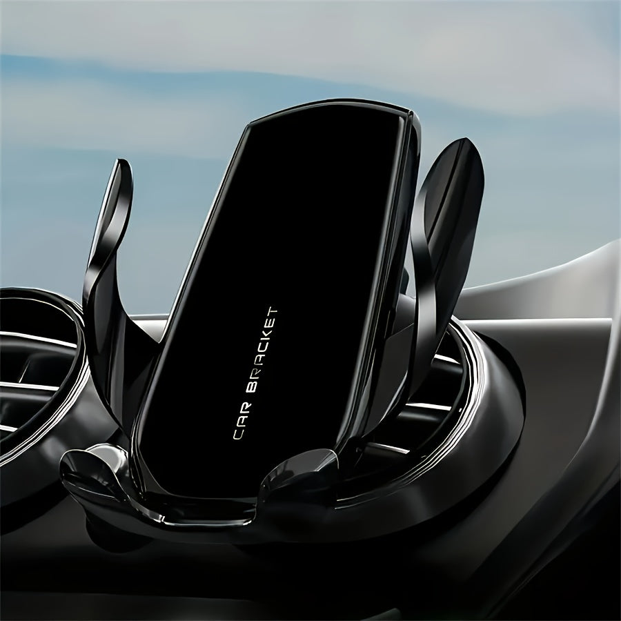 Soporte universal para teléfono de coche impermeable ABS con sensor de gravedad y soporte ajustable para rejilla