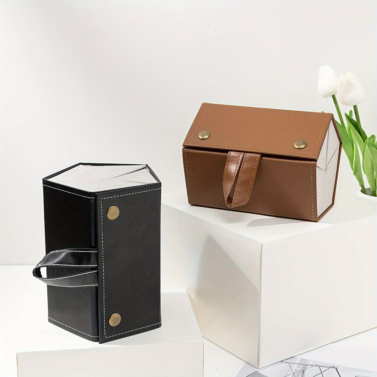 Foldable Eyeglasses Holder Box with 1-6 Slots Portable Storage Case for Men