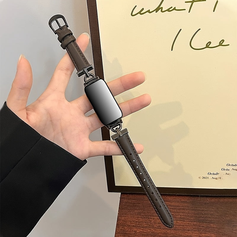 Synthetic Leather Watch Strap for Men and Women with D-Buckle NFC Fit Durable Breathable