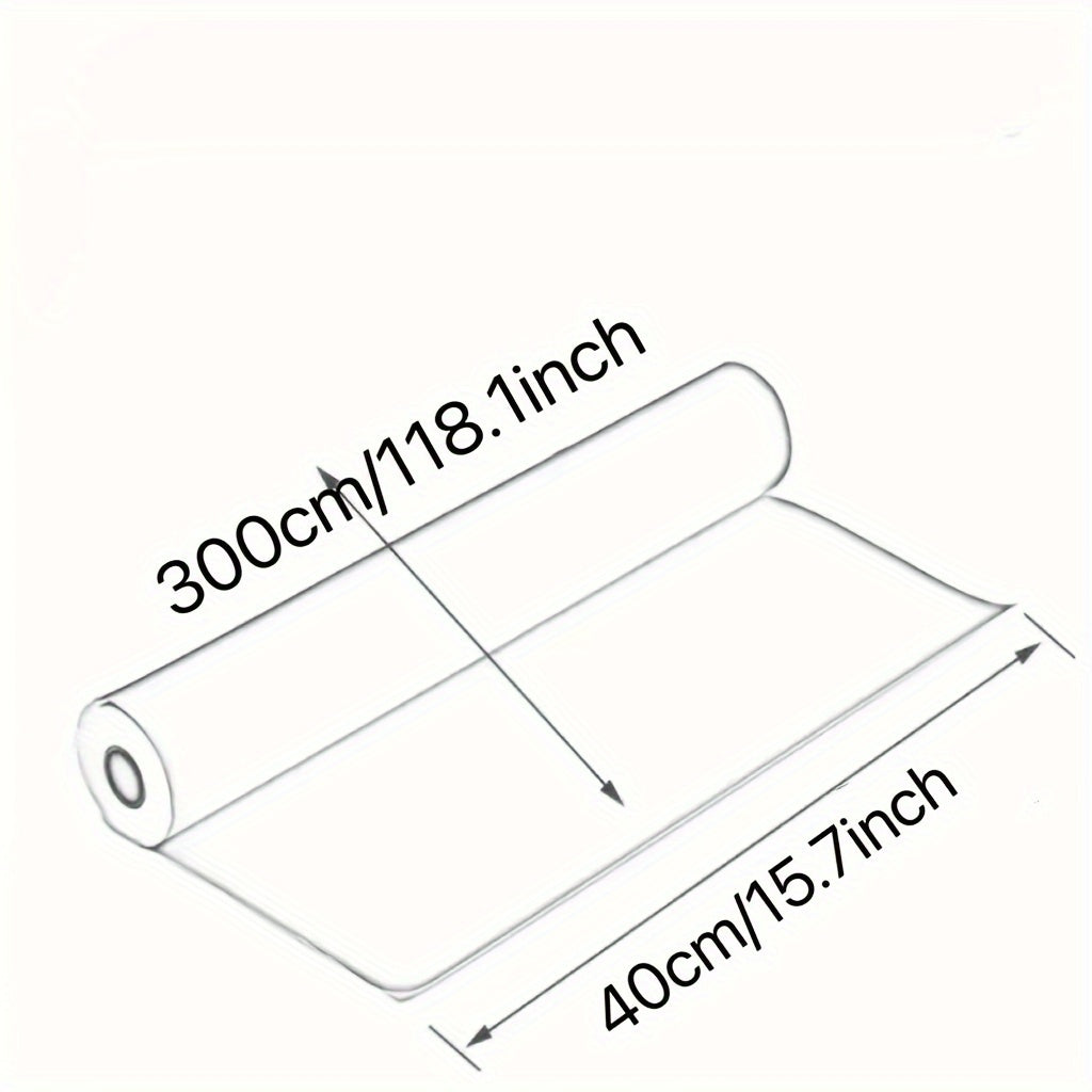 Glass Film Roll for PVC Glass Decoration 39.88cm x 99.82cm Electrostatic Adhesive