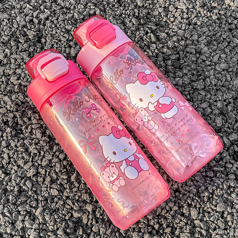 680ml plastik suv shisha bolalar uchun Hello Kitty dizayni bilan