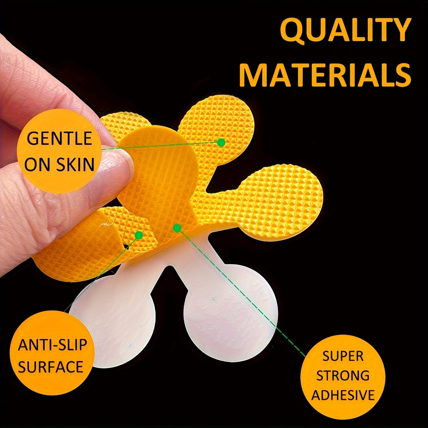 Non-Slip Bathroom Stickers Waterproof Grip Decals for Bathtub and Floor Safety