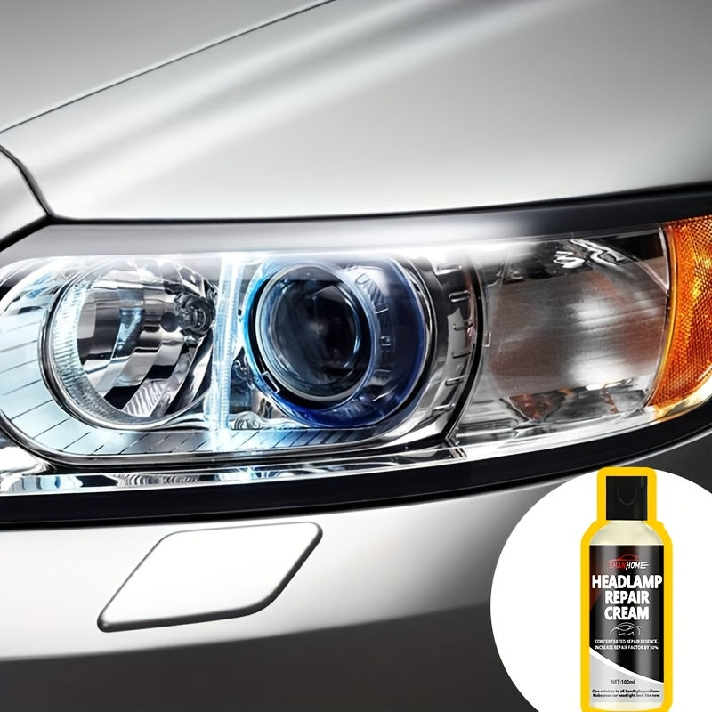 100ml Car Headlight Restoration Kit Scratch Repair Anti-Yellowing Clear Coating