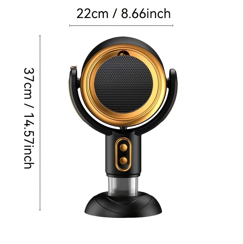 Campana extractora de escritorio compacta recargable por USB para olla caliente, barbacoa y asados con batería de litio