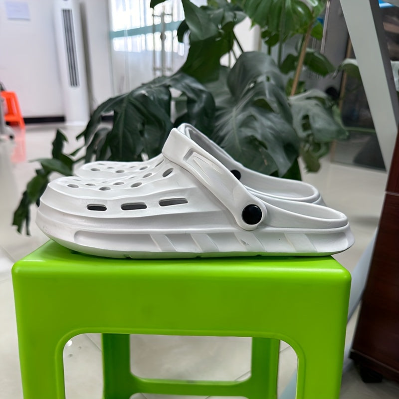 Havo o'tkazadigan EVA Clogs ochiq havoda va plyaj kiyimlari uchun, sirpanmaydigan tekis sandal
