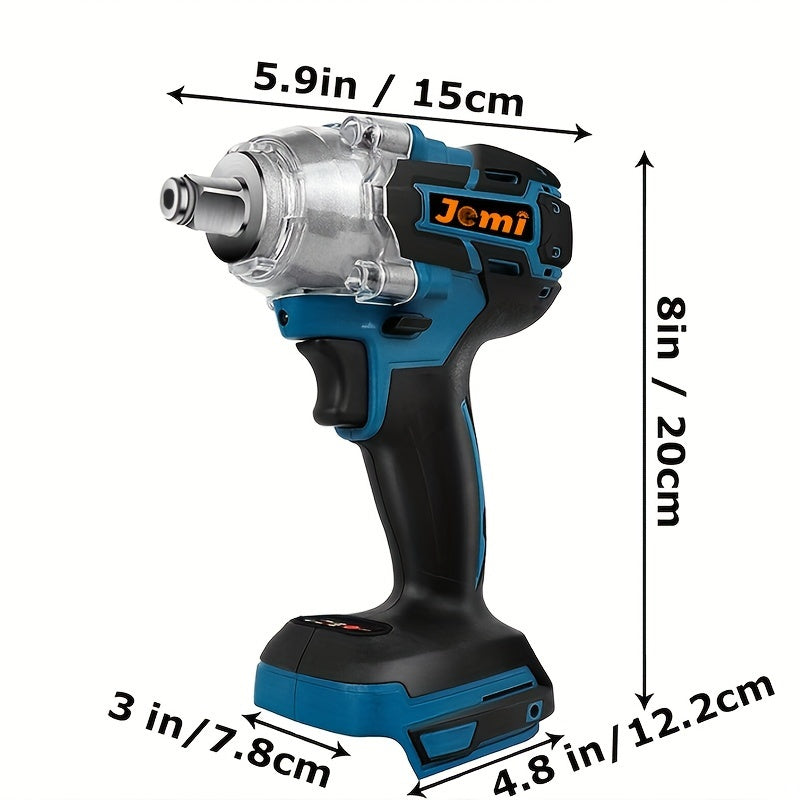 21V Brushless Cordless Impact Wrench with Variable Speed and High Torque