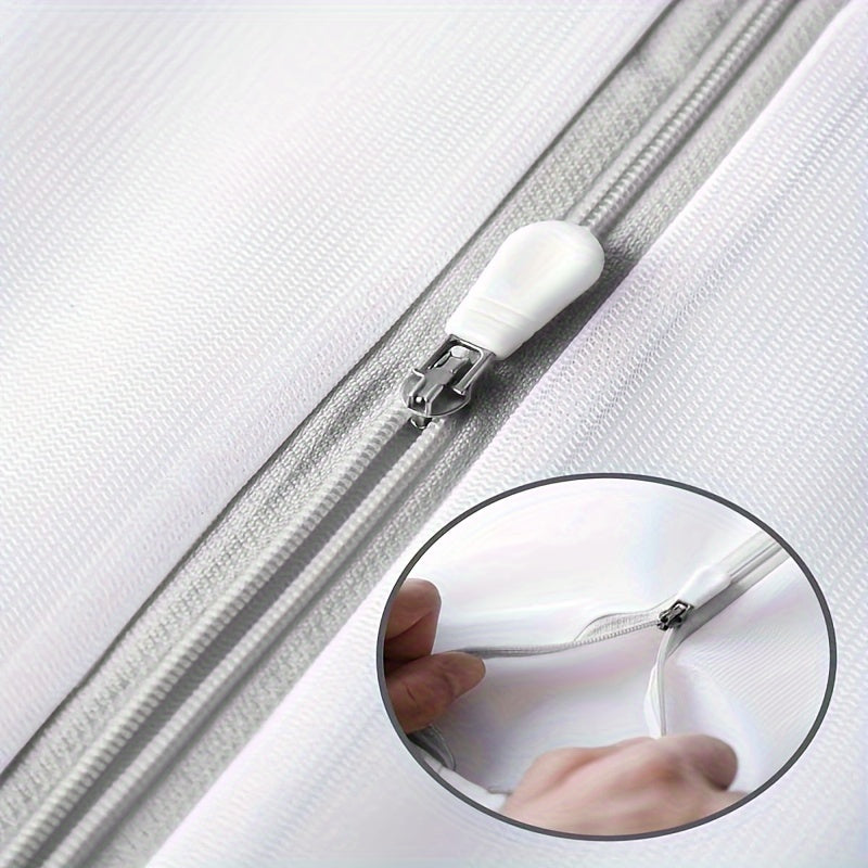 Juego de 3 bolsas grandes para lavar ropa delicada en malla