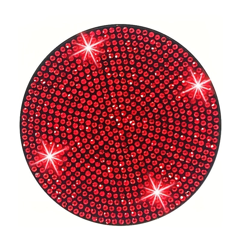 Universal Silicone Bling Car Cup Coaster Anti-Slip Rhinestone