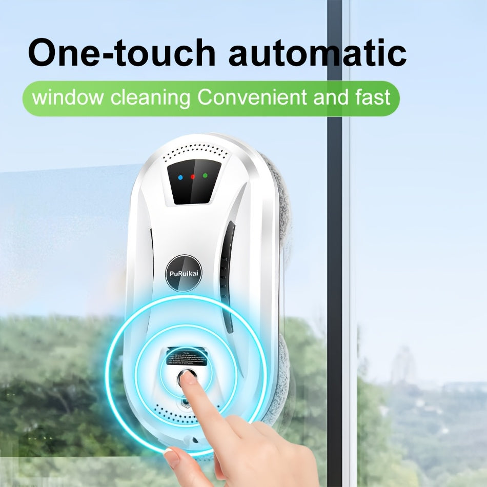Automatic Window Cleaning Robot with Remote Control and Rechargeable Battery