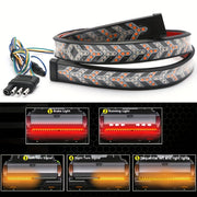 47/60 Inch LED Tailgate Light Bar Kit Red Amber Yellow Sequential Turn Signal