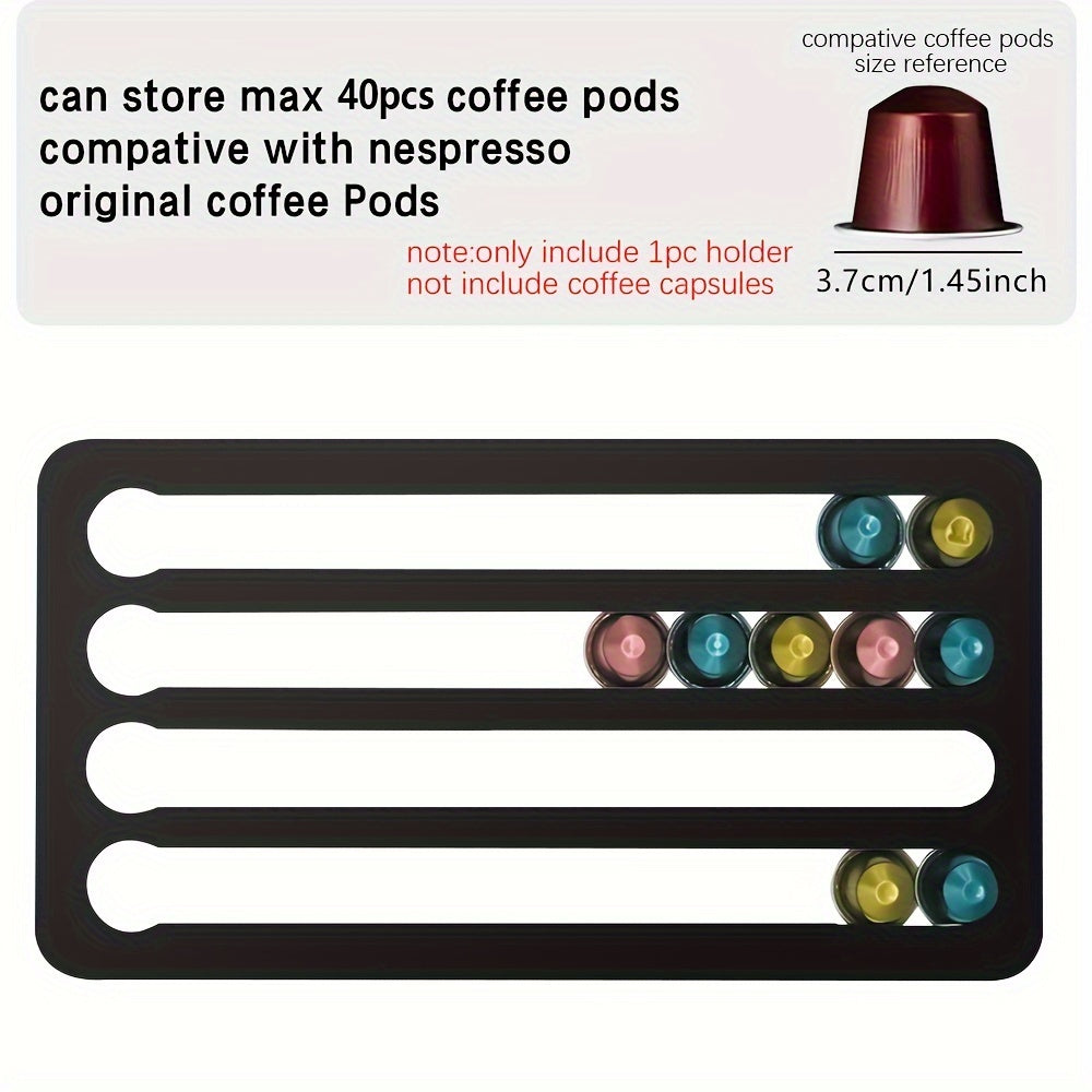 Rotating Coffee Capsule Holder Rack with 24/40 Shelves for Nespresso Pods