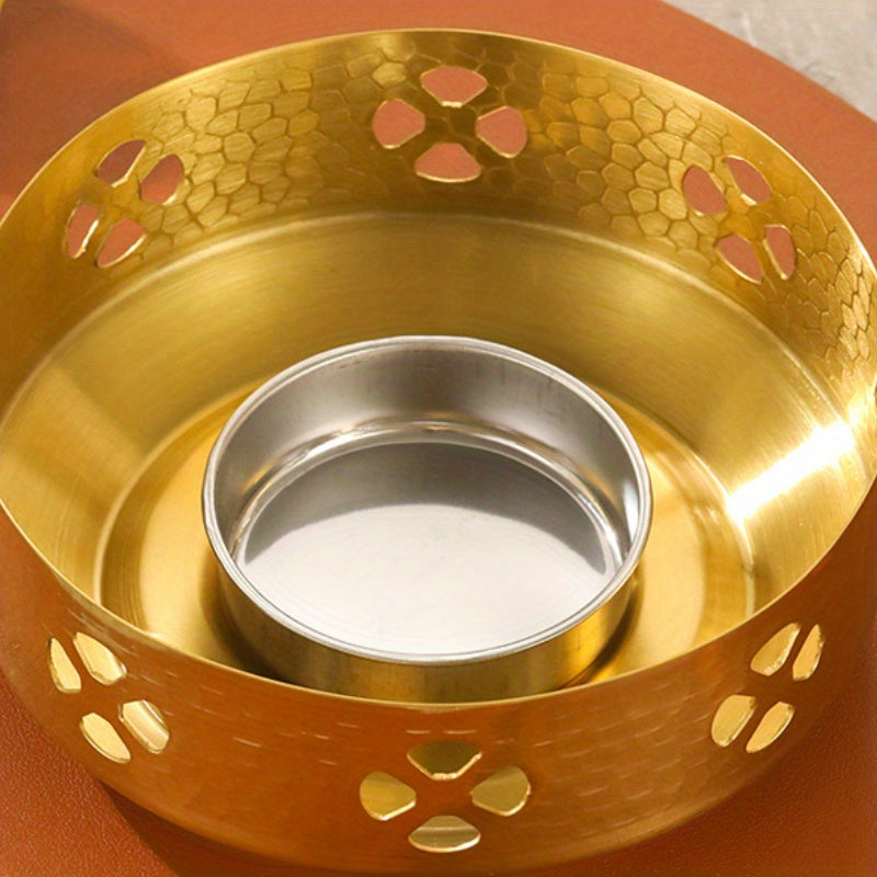 Portativ Nikel qotishmasidan yasalgan Wok to'plami - Uyda va ochiq havoda pishirish uchun ideal, katta sig'im, tez issiqlik taqsimoti va oson tozalanadi.