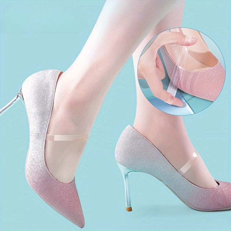 Women Clear Invisible High Heel Shoe Laces Non-Slip Shoe Accessories 1/5/10 Pairs