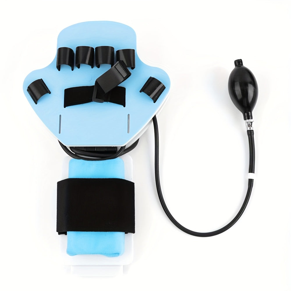 Moslashuvchan qo‘l bilak tayyorlash uchun reabilitatsiya uchun havo to‘p qo‘lda barmoq egilishi qurilmasi