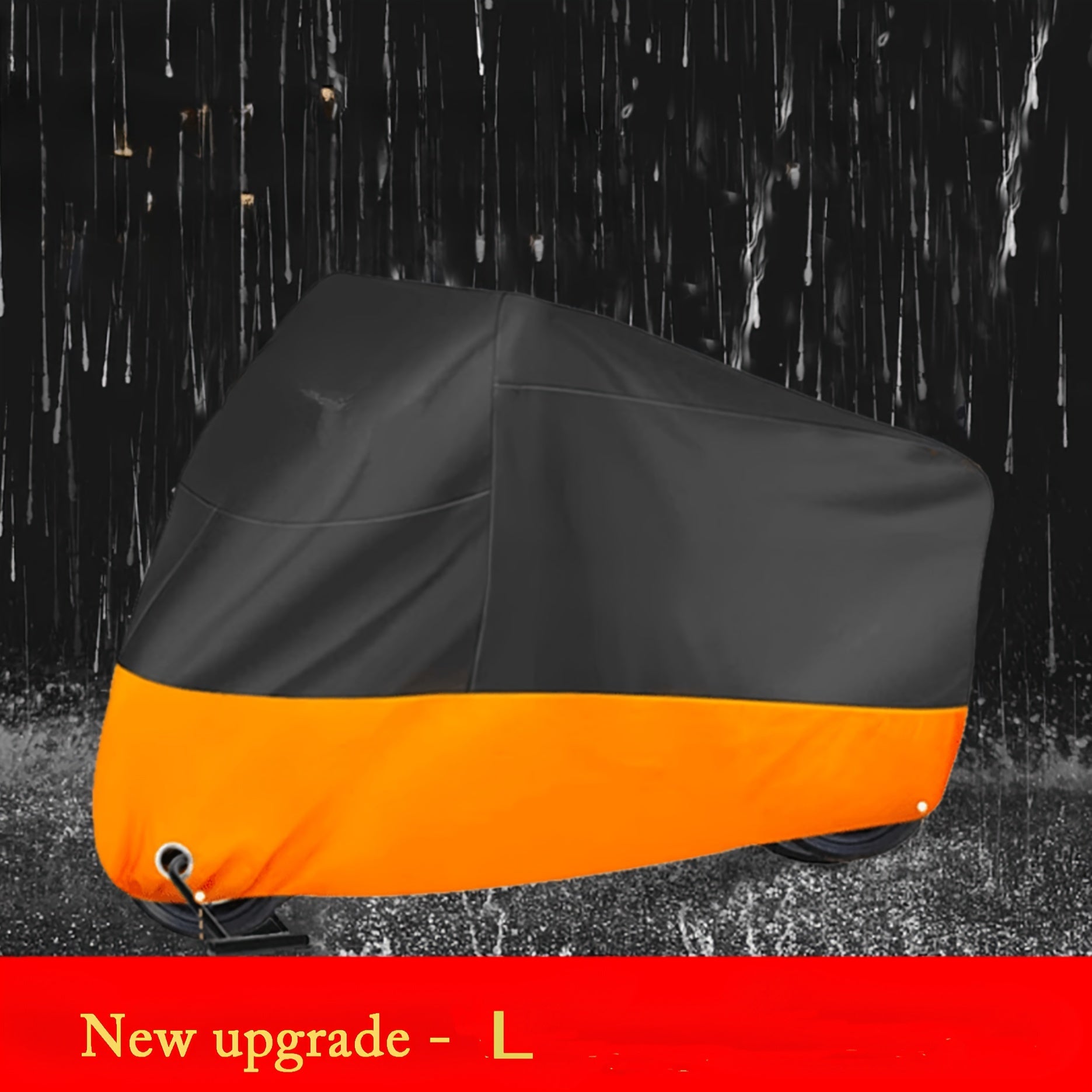 Motorcycle Protective Cover Fabric Large Bike Shield Weather-Resistant