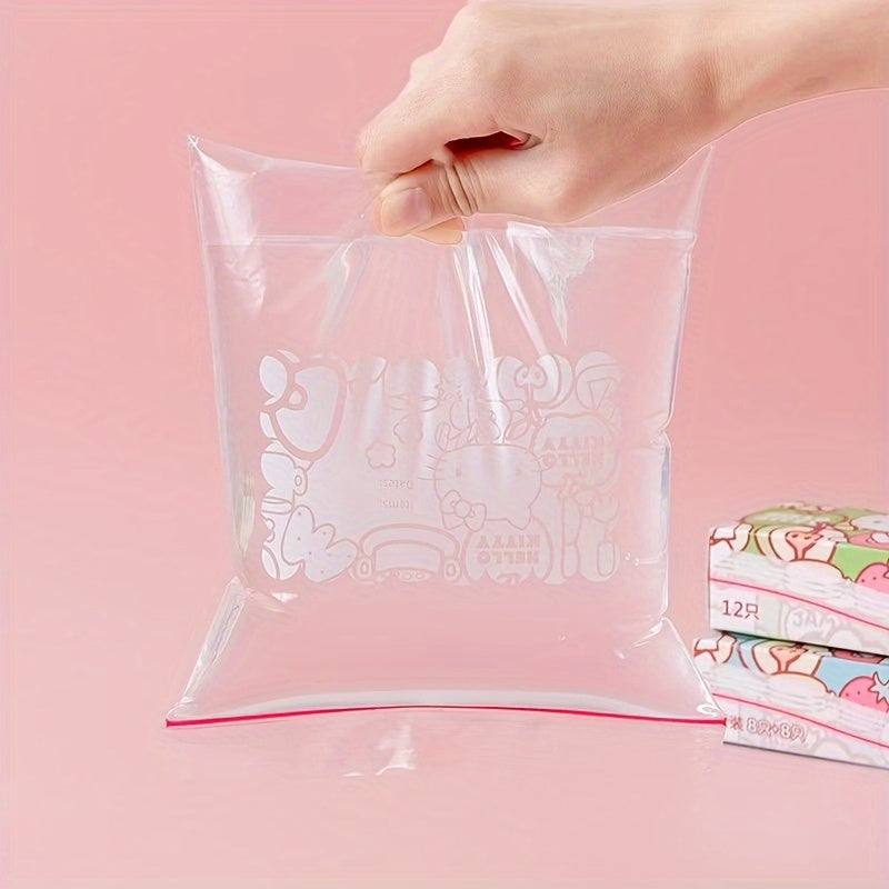 Self-Sealing Food Storage Bags Airtight Transparent Kitchen Organizer 1pc