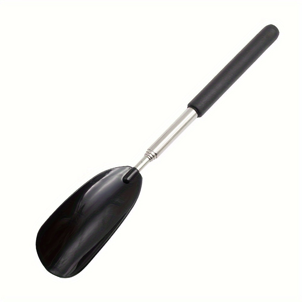 Adjustable Stainless Steel Shoe Horn with Long Handle Telescopic for Elderly and Pregnant
