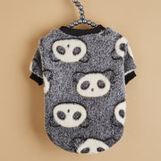 Pet Sweater for Dogs Black Panda Design Extra Large Cold Weather Pullover Polyester