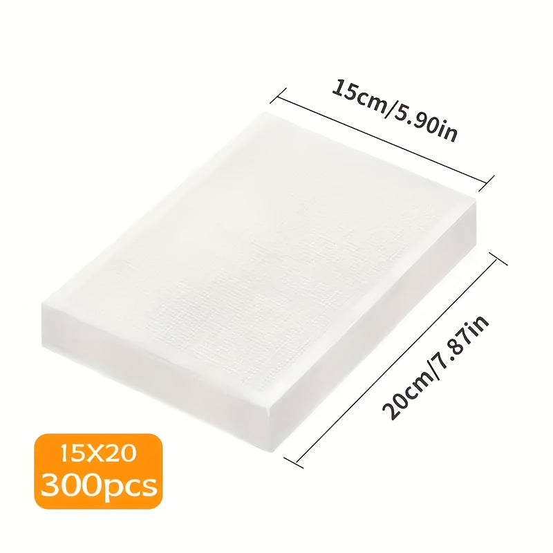 BPA-Free Vacuum Storage Bags for Food Preservation, Multiple Sizes