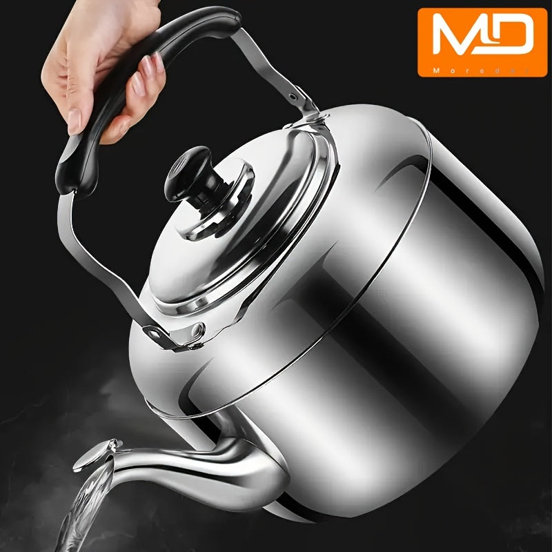 Stainless Steel 5L Whistling Tea Kettle For Stovetop Large Capacity Durable