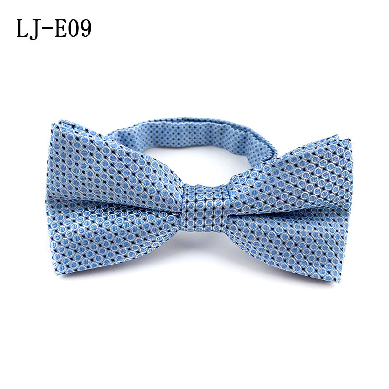 Men's Bow Tie Polyester Jacquard Fabric for Formal Events