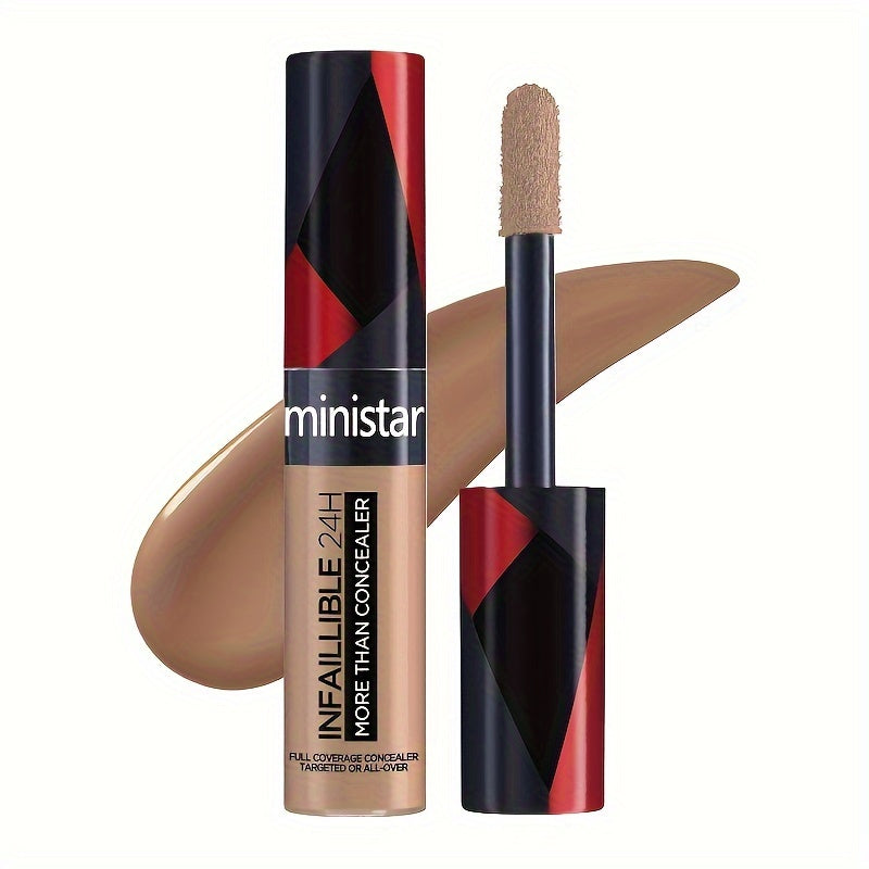 Unisex Liquid Concealer Stick with Large Brush Medium Coverage 0.68oz