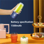 USB Rechargeable Juicer Cup Small Portable Blender for Smoothies and Shakes