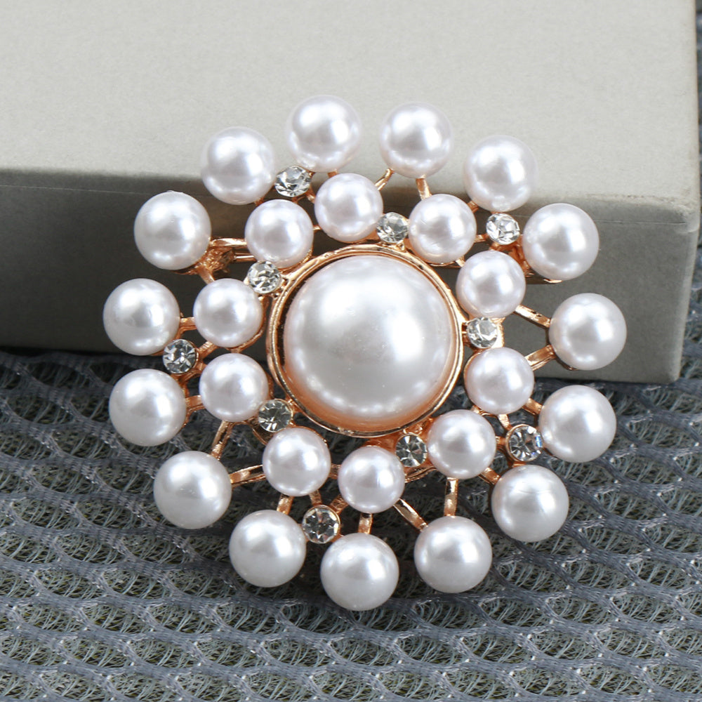 Gothic Flower Brooch Pin for Women Enamel Plastic Cartoon Style Elegant Jewelry